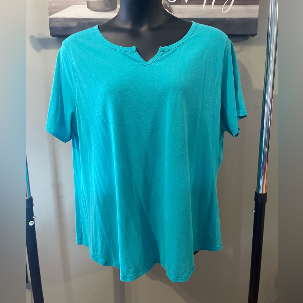 Just My Size V Neck Tshirt- size 4x